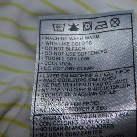 NIKE Golf Dry Fit Womens M White Yellow Polo  Shirt - Picture 10 of 11